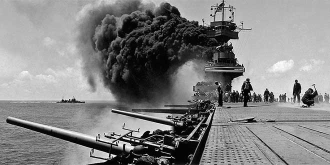 USS yorktown batalla midway