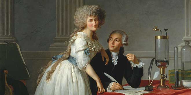 Lavoisier y su esposa